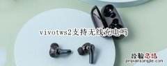 vivotws2支持无线充电吗