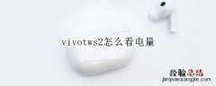 vivotws2怎么看电量