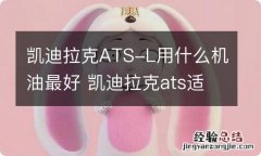 凯迪拉克ATS-L用什么机油最好 凯迪拉克ats适合用什么机油