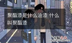 聚酯漆是什么油漆 什么叫聚酯漆