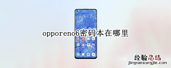 opporeno6密码本在哪里