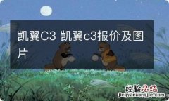 凯翼C3 凯翼c3报价及图片