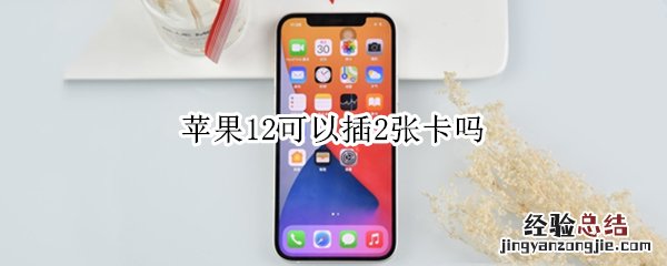 苹果12可以插2张卡吗