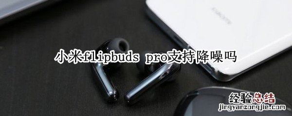 小米flipbuds pro支持降噪吗