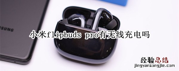 小米flipbuds pro有无线充电吗