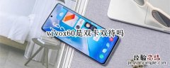 vivox60是双卡双待吗