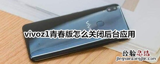 vivoz1青春版怎么关闭后台应用