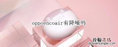 oppoencoair有降噪吗