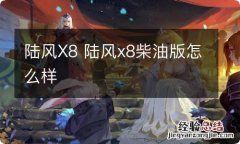 陆风X8 陆风x8柴油版怎么样