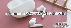 oppoencofree2发声单元是多少毫米动圈