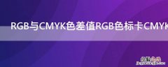 cmyk与rgb色卡对照表 RGB与CMYK色差值RGB色标卡CMYK色标含义表