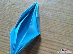 DIY手工折纸帆船的制作