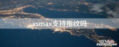 xsmax支持指纹吗 xsmax带指纹解锁吗