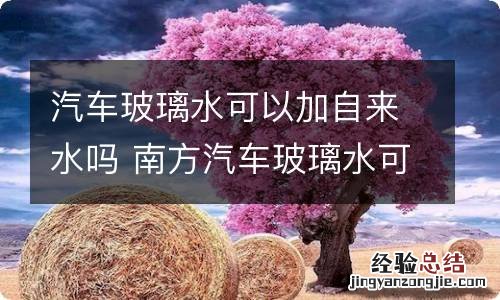 汽车玻璃水可以加自来水吗 南方汽车玻璃水可以加自来水吗