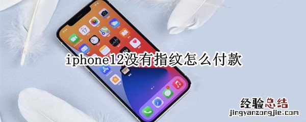 iphone12没有指纹怎么付款