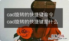 cad旋转的快捷键命令 cad旋转的快捷键是什么