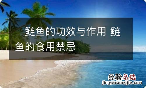 ?鲢鱼的功效与作用 鲢鱼的食用禁忌