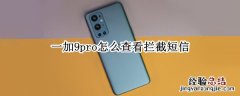 一加9pro怎么查看拦截短信