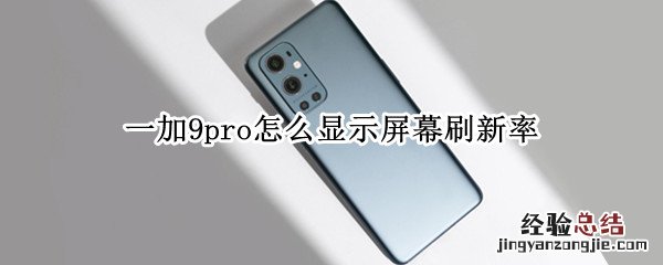 一加9pro怎么显示屏幕刷新率