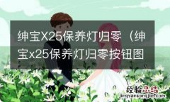 绅宝x25保养灯归零按钮图 绅宝X25保养灯归零