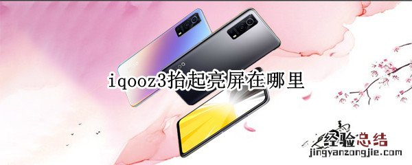 iqooz3抬起亮屏在哪里