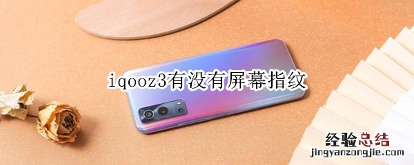 iqooz3有没有屏幕指纹