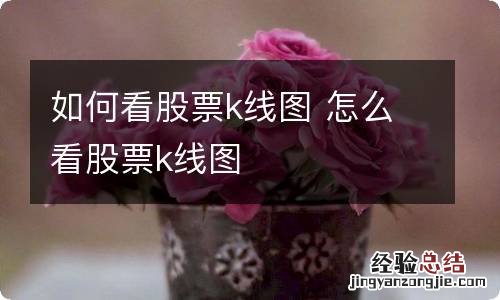 如何看股票k线图 怎么看股票k线图