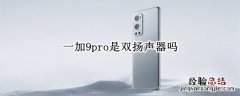 一加9pro是双扬声器吗