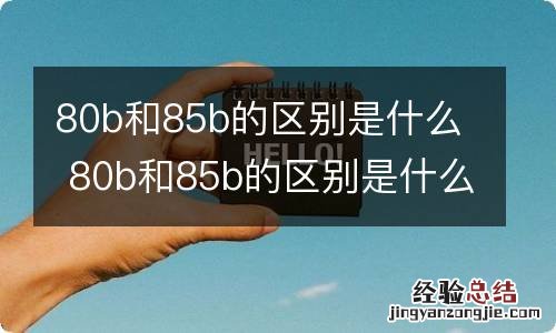 80b和85b的区别是什么 80b和85b的区别是什么啊