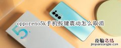 opporeno5k手机按键震动怎么取消