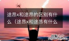 途昂x和途昂有什么区别? 途昂x和途昂的区别有什么