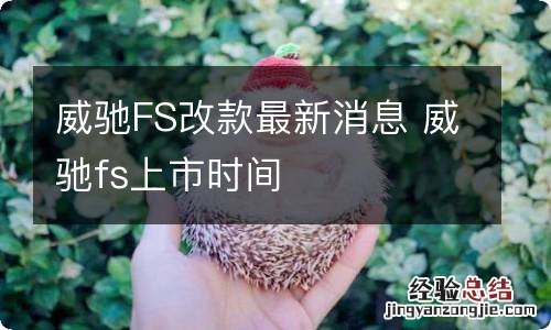 威驰FS改款最新消息 威驰fs上市时间