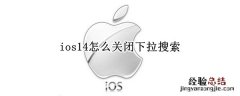 ios14怎么关闭下拉搜索