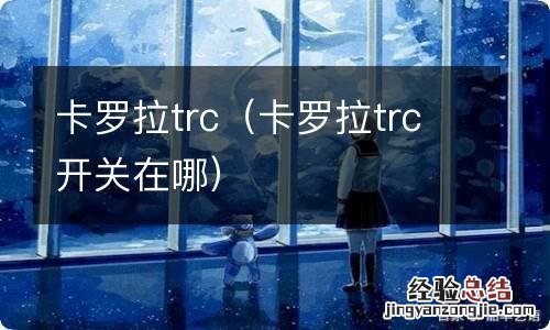 卡罗拉trc开关在哪 卡罗拉trc