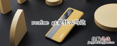 realme gt是什么马达