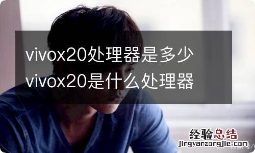 vivox20处理器是多少 vivox20是什么处理器