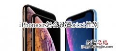 iPhonexr怎么设置siri性别