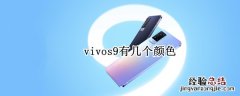 vivos9有几个颜色