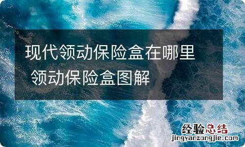 现代领动保险盒在哪里 领动保险盒图解
