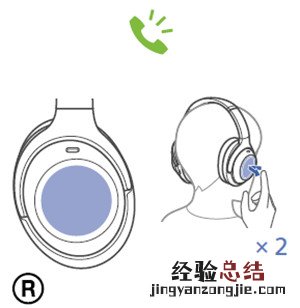 索尼WH-1000XM3耳机怎么接听和挂断来电