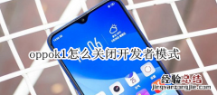 oppok1怎么关闭开发者模式