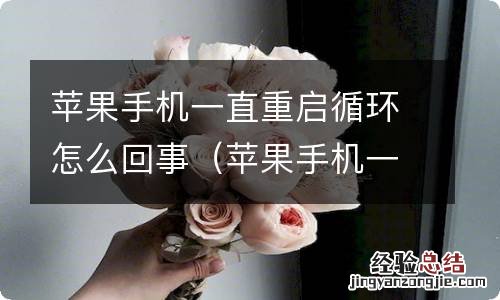 苹果手机一直重启循环怎么回事儿 苹果手机一直重启循环怎么回事