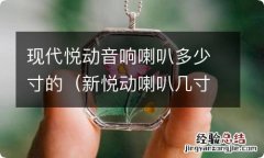 新悦动喇叭几寸的 现代悦动音响喇叭多少寸的