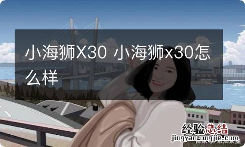 小海狮X30 小海狮x30怎么样