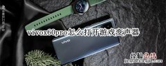 vivox60pro怎么打开游戏变声器