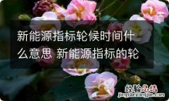 新能源指标轮候时间什么意思 新能源指标的轮候时间