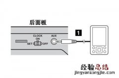 雅马哈TSX-235怎么通过AUX播放外接音源