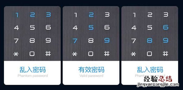 指纹锁的虚位密码功能怎么用