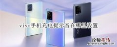 vivo手机充电提示音在哪里设置