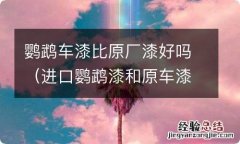 进口鹦鹉漆和原车漆 鹦鹉车漆比原厂漆好吗